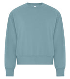 KOI KOI2240L, Element Cff Ladies’ Crewneck, Blue Mist