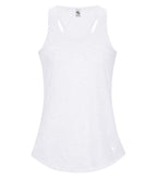KOI KOI8035L, Triblend Racerback Ladies' Tank, White Fleck Triblend