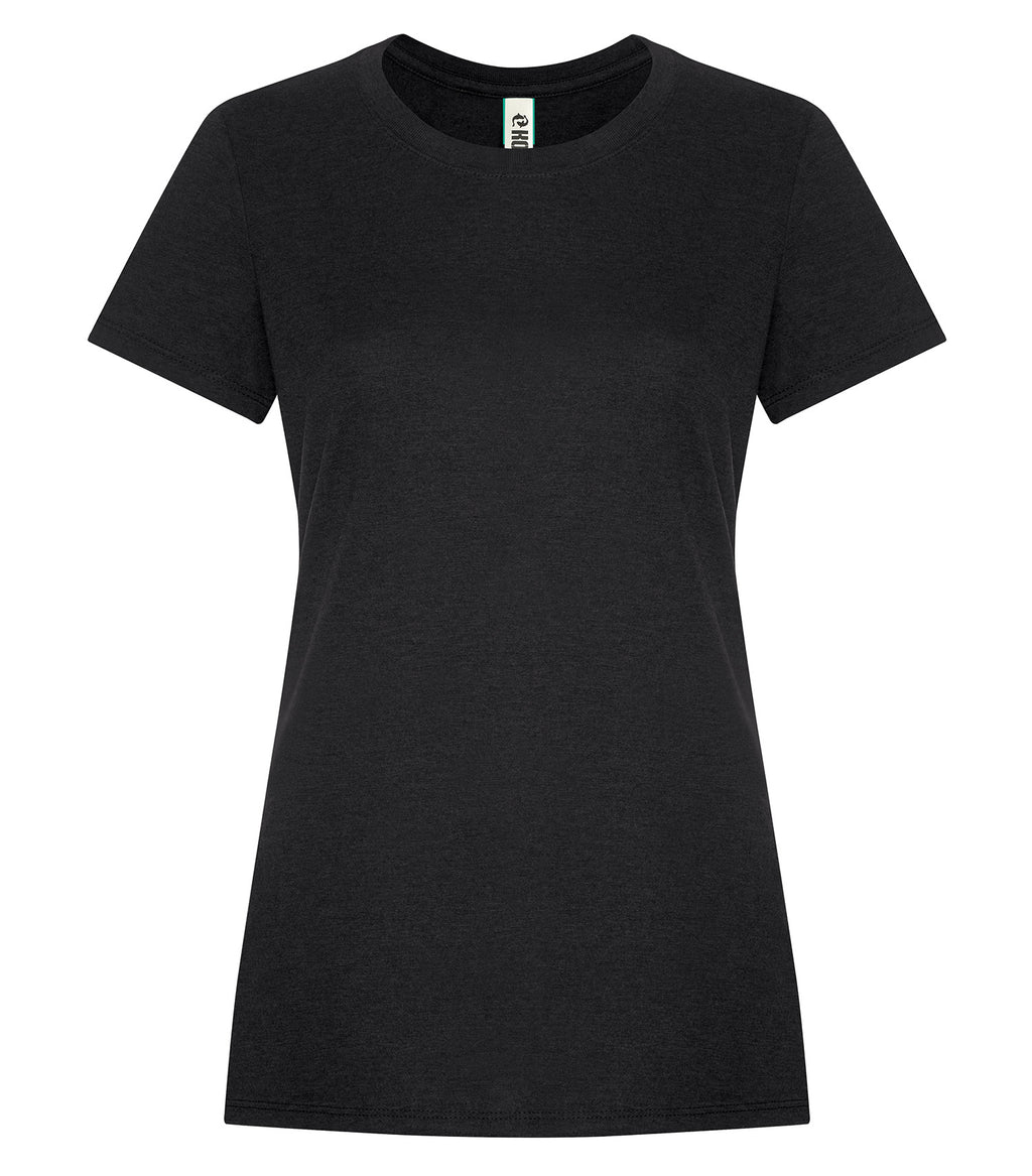 KOI KOI8050L, Element Triblend Ladies' Tee, Onyx Frost