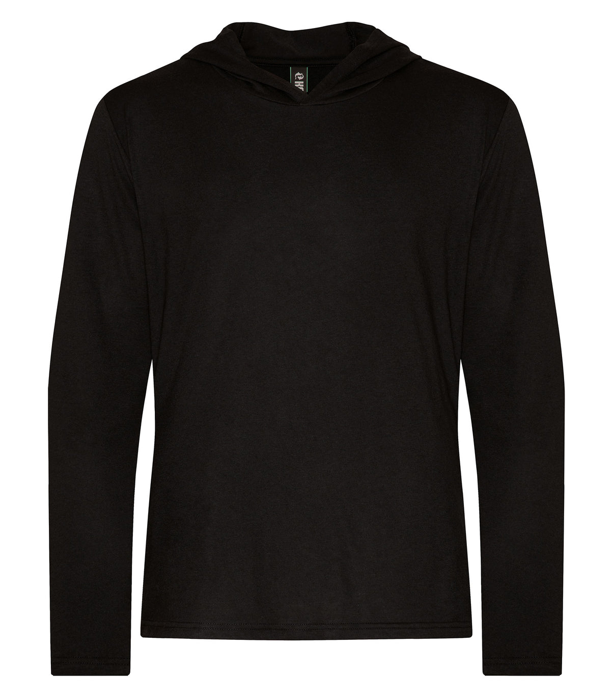 KOI KOI8051, Element Triblend Long Sleeve Hooded Tee, Onyx