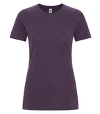 KOI KOI8060L, Element Ring Spun Cvc Ladies' Tee, Amethyst