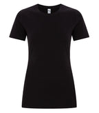 KOI KOI8060L, Element Ring Spun Cvc Ladies' Tee, Onyx