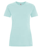 KOI KOI8060L, Element Ring Spun Cvc Ladies' Tee, Sky