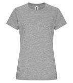 KOI KOI8070L, Element Ring Spun Cotton Ladies' Tee, Grey Heather*