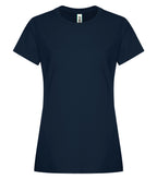 KOI KOI8070L, Element Ring Spun Cotton Ladies' Tee, Midnight Blue