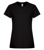 KOI KOI8070L, Element Ring Spun Cotton Ladies' Tee, Onyx