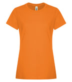 KOI KOI8070L, Element Ring Spun Cotton Ladies' Tee, Orange Burst