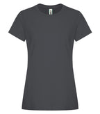 KOI KOI8070L, Element Ring Spun Cotton Ladies' Tee, Storm Grey
