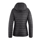 Muskoka Trail L00901, - Canyon - Ladies Puffy Jacket W/ Detachable Hood, Charcoal
