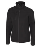 Coal Harbour L0760, Premier Water Repellent Soft Shell Ladies' Jacket, Black