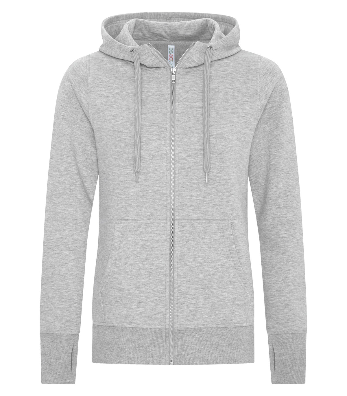 ATC ESACTIVE L2018, Core Full Zip Ladies’ Hoodie, Athletic Grey**