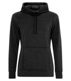 ATC L2033, Dynamic Heather Fleece Ladies' Hoodie, Black Dynamic