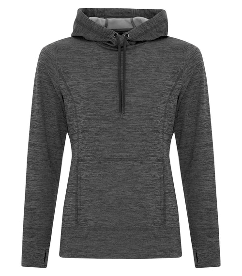 ATC L2033, Dynamic Heather Fleece Ladies' Hoodie, Charcoal Dynamic