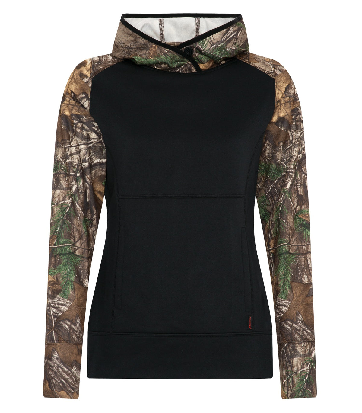 ATC RealTree L2051, Tech Fleece Ladies' Hoodie, Black/Realtree Xtra