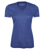 ATC L3517, Pro Team Heather Proformance V-neck Ladies' Tee, Cobalt Heather