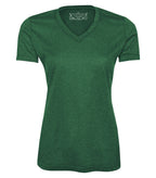 ATC L3517, Pro Team Heather Proformance V-neck Ladies' Tee, Forest Green Heather