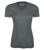 ATC L3517, Pro Team Heather Proformance V-neck Ladies' Tee, Graphite Heather