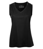 ATC L3527, Pro Team Sleeveless V-neck Ladies' Tee, Black