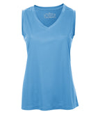 ATC L3527, Pro Team Sleeveless V-neck Ladies' Tee, Carolina Blue