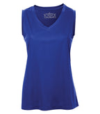 ATC L3527, Pro Team Sleeveless V-neck Ladies' Tee, True Royal