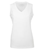 ATC L3527, Pro Team Sleeveless V-neck Ladies' Tee, White
