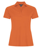 Coal Harbour L3561, Tech Mesh Snag Resistant Ladies' Polo, Deep Orange