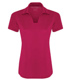 Coal Harbour L4015, City Tech Snag Resistant Ladies' Polo, Dark Fuchsia