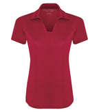 Coal Harbour L4015, City Tech Snag Resistant Ladies' Polo, Rich Red