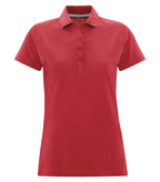 Coal Harbour L4023, Cotton Select Soil Release Ladies' Polo, True Red