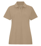 Coal Harbour L4047, Everyday Cvc Ladies’ Polo, Dark Sand