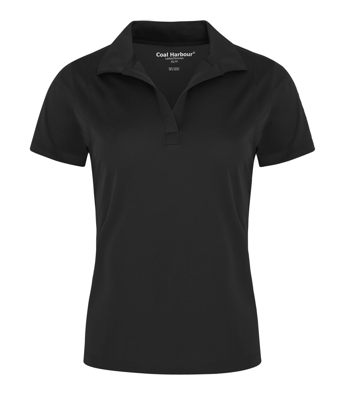Coal Harbour L445, Snag Resistant Ladies' Polo, Black