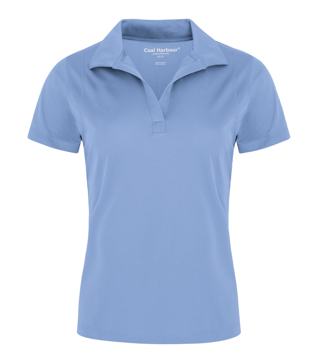 Coal Harbour L445, Snag Resistant Ladies' Polo, Blue Lake