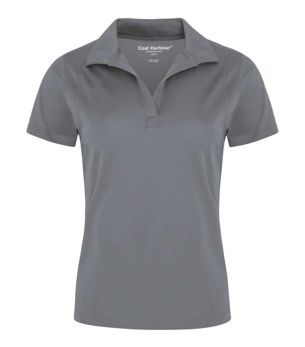 Coal Harbour L445, Snag Resistant Ladies' Polo, Grey Concrete