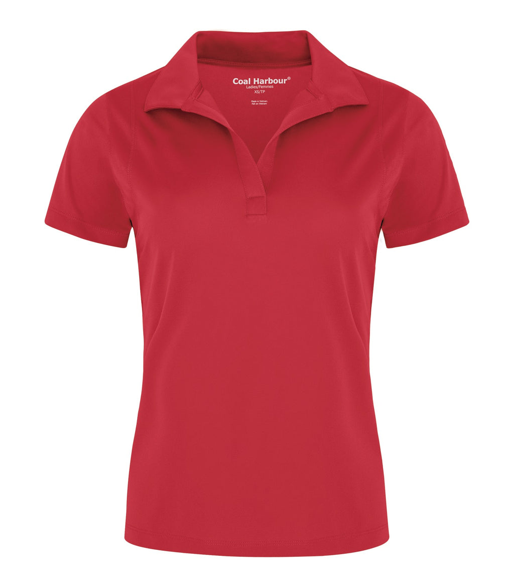 Coal Harbour L445, Snag Resistant Ladies' Polo, True Red