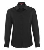 Coal Harbour L6013, Everyday Long Sleeve Woven Ladies' Shirt, Black