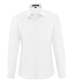 Coal Harbour L6013, Everyday Long Sleeve Woven Ladies' Shirt, White