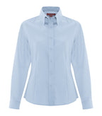 Coal Harbour L6017, Non-iron 100% Cotton Twill Ladies' Shirt, Sky Blue