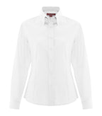 Coal Harbour L6017, Non-iron 100% Cotton Twill Ladies' Shirt, White