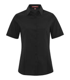 Coal Harbour L6021, Everyday Short Sleeve Woven Ladies' Shirt, Black