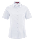 Coal Harbour L6021, Everyday Short Sleeve Woven Ladies' Shirt, True White