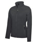 Coal Harbour L7603, Everyday Water Repellent Soft Shell Ladies' Jacket, Graphite