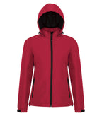 Coal Harbour L7637, All Season Water Repellent Mesh Lined Ladies' Jacket, Jester Red