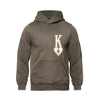 Rebel Hearts District Men's Hoodie — King of Hearts — Mushroom — front