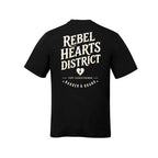Rebel Hearts District Men's T-Shirt — Black — Back (mockup_mens_back_v2)