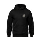 Rebel Hearts District Men's Hoodie — Black — front