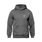 Rebel Hearts District Men's Hoodie — Grey — front