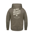 Rebel Hearts District Men's Hoodie — Mushroom — back