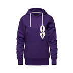 Rebel Hearts District Women's Hoodie — Queen of Hearts — Purple — front
