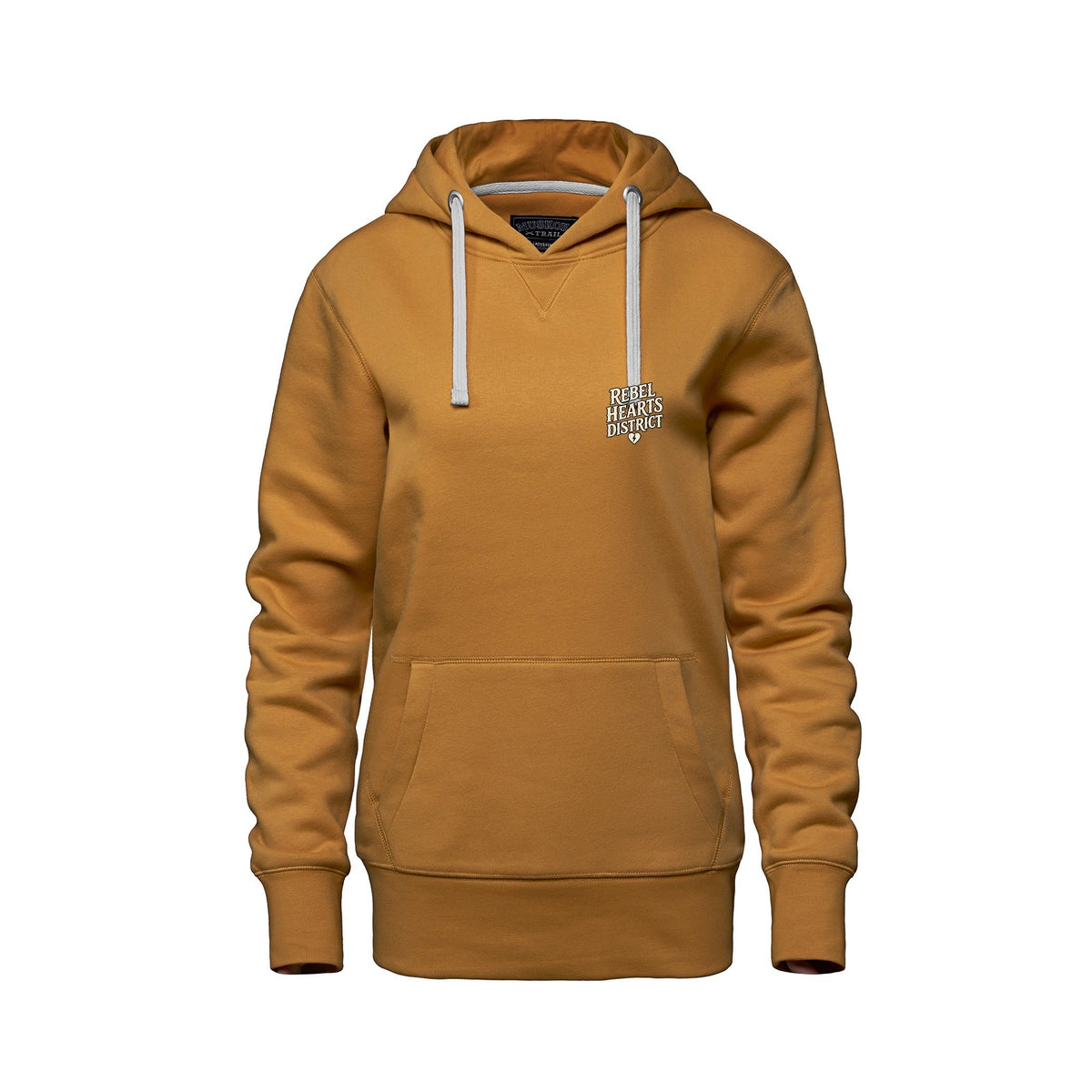 Rebel Hearts District Women's Hoodie — Gold — front