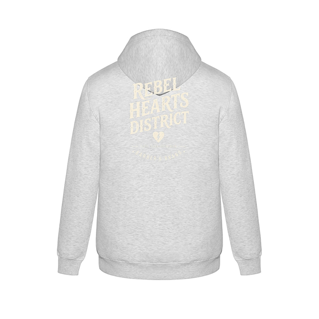 Rebel Hearts District Youth Hoodie — Ash — back